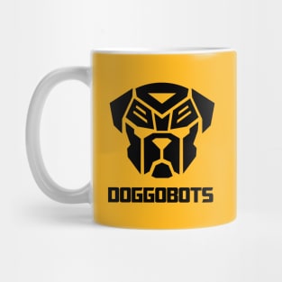 Doggobots - Dog Autobots Black - Transformers Mug